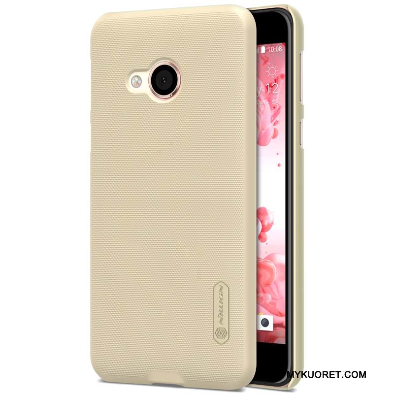 Kuori Htc U Play Suojaus Harmaa Puhelimen Kuoret, Kotelo Htc U Play Kova Pesty Suede