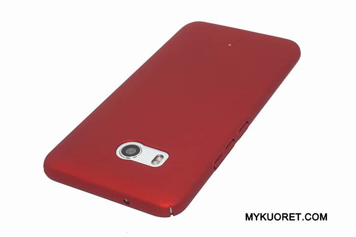 Kuori Htc U Ultra Laukut Kova Pesty Suede, Kotelo Htc U Ultra Suojaus Punainen Puhelimen Kuoret