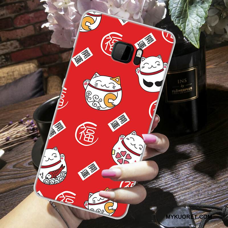 Kuori Htc U Ultra Laukut Murtumaton Puhelimen Kuoret, Kotelo Htc U Ultra Pehmeä Neste Sininen Trendi