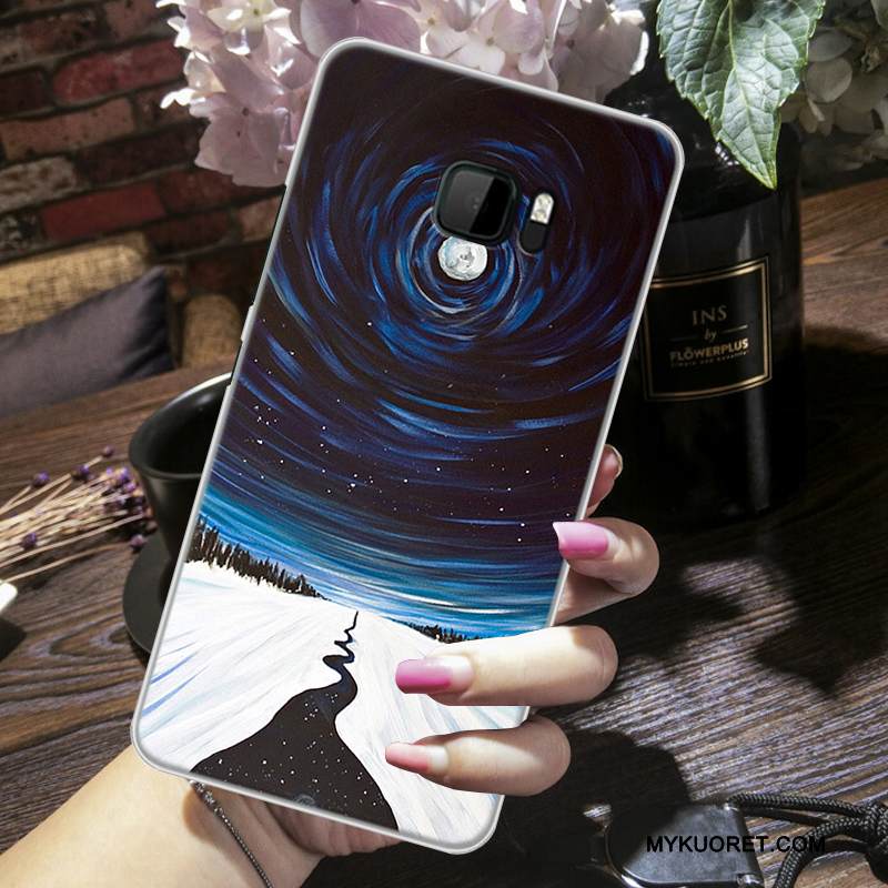 Kuori Htc U Ultra Laukut Murtumaton Puhelimen Kuoret, Kotelo Htc U Ultra Pehmeä Neste Sininen Trendi