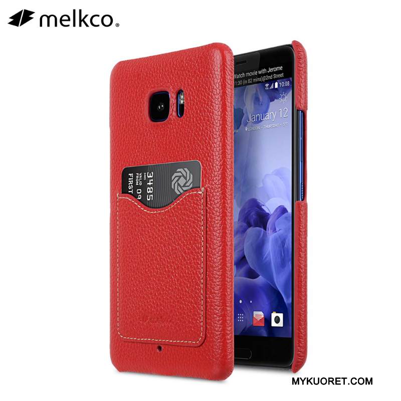 Kuori Htc U Ultra Nahka Puhelimen Kuoret Kortti, Kotelo Htc U Ultra Suojaus 说