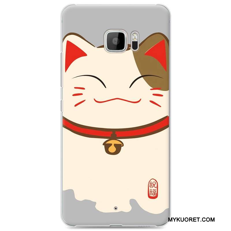 Kuori Htc U Ultra Sarjakuva Murtumaton Puhelimen Kuoret, Kotelo Htc U Ultra Suojaus Kova Musta