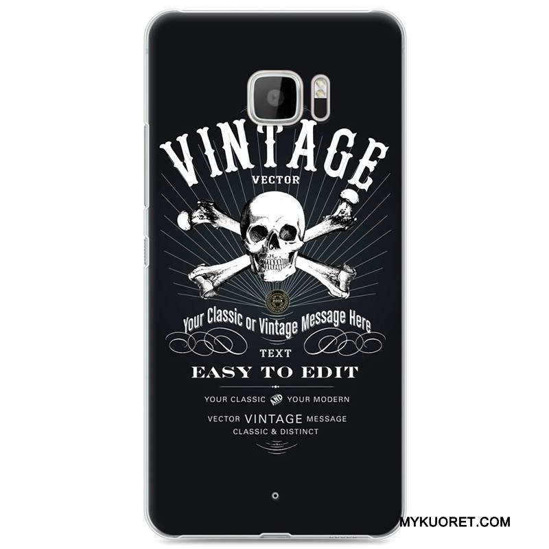 Kuori Htc U Ultra Sarjakuva Murtumaton Puhelimen Kuoret, Kotelo Htc U Ultra Suojaus Kova Musta