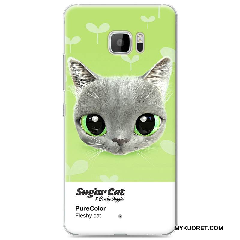 Kuori Htc U Ultra Sarjakuva Puhelimen Kuoret Kova, Kotelo Htc U Ultra Suojaus Trendi Vihreä