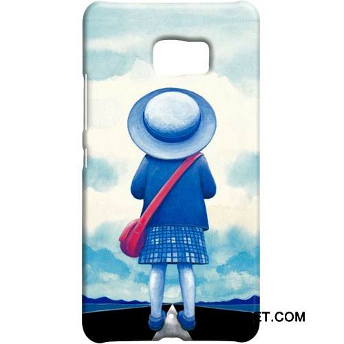 Kuori Htc U Ultra Suojaus Pesty Suede Taide, Kotelo Htc U Ultra Kova Vihreä