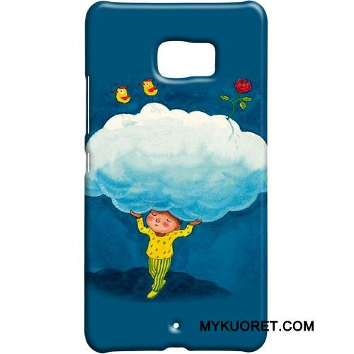 Kuori Htc U Ultra Suojaus Pesty Suede Taide, Kotelo Htc U Ultra Kova Vihreä