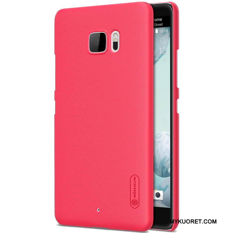 Kuori Htc U Ultra Suojaus Puhelimen Kuoret Valkoinen, Kotelo Htc U Ultra Pesty Suede Kulta