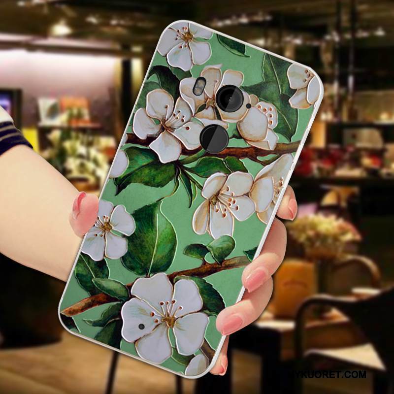 Kuori Htc U11+ Kohokuviointi Puhelimen Kuoret Murtumaton, Kotelo Htc U11+ Silikoni Kustannukset Kukka