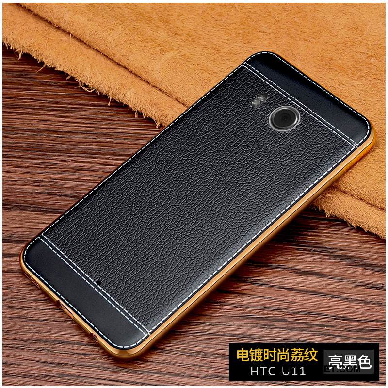 Kuori Htc U11 Laukut Murtumaton Puhelimen Kuoret, Kotelo Htc U11 Luova Musta