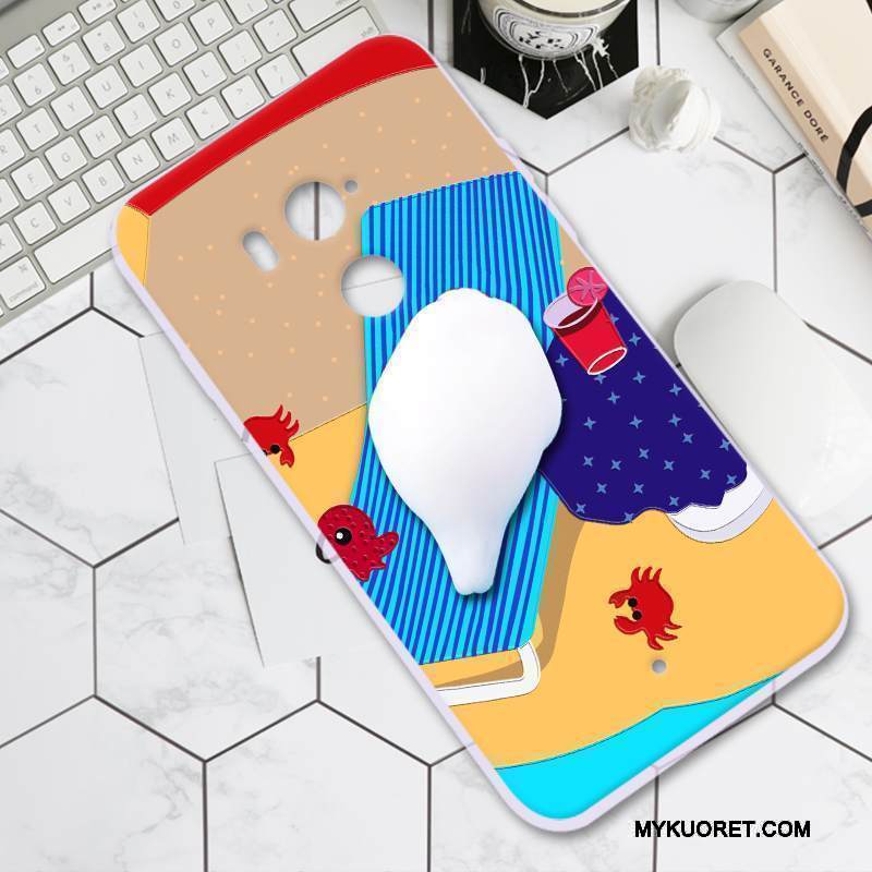 Kuori Htc U11+ Laukut Murtumaton Puhelimen Kuoret, Kotelo Htc U11+ Silikoni Vaaleansininen Persoonallisuus