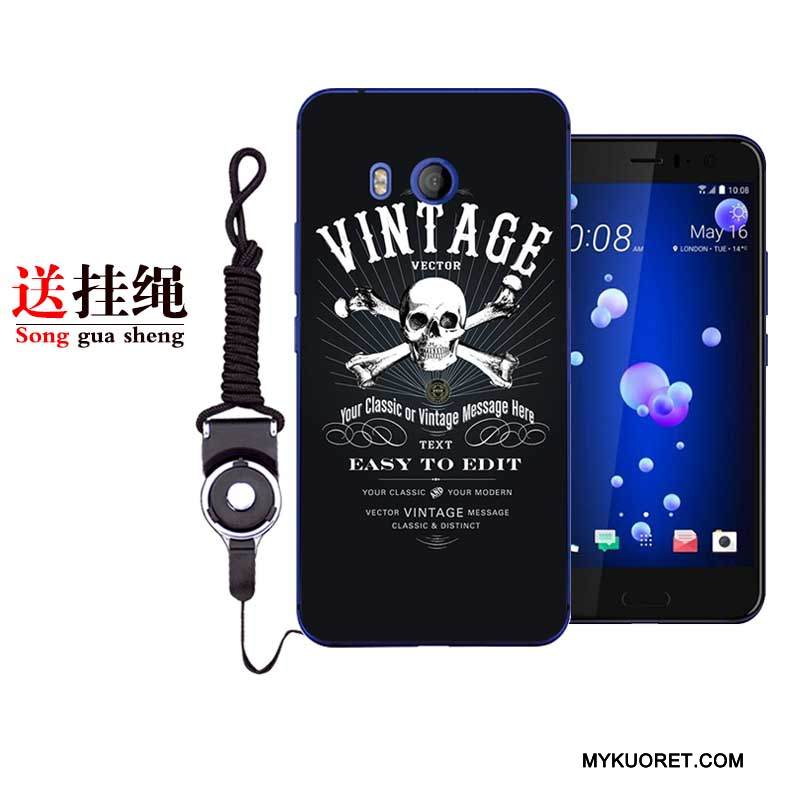 Kuori Htc U11 Laukut Persoonallisuus Murtumaton, Kotelo Htc U11 Silikoni Valkoinen Puhelimen Kuoret