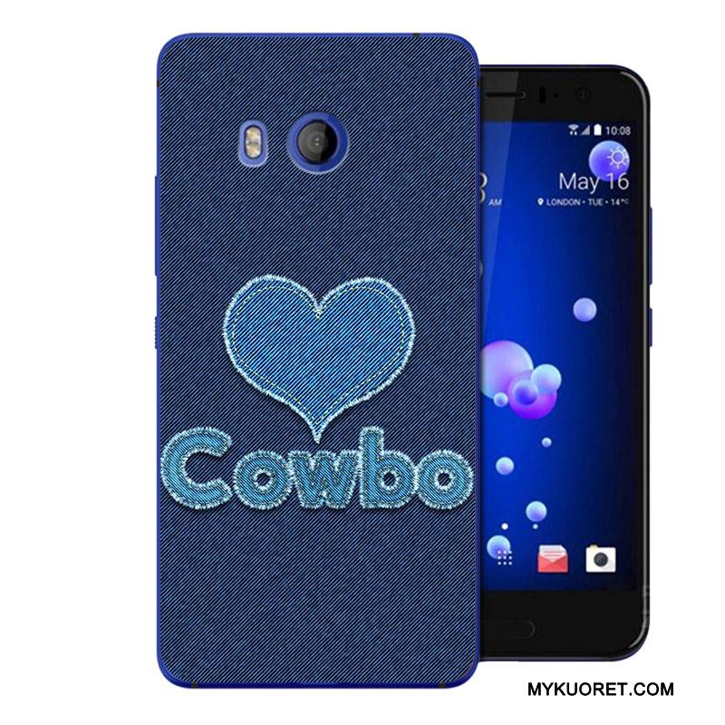 Kuori Htc U11 Laukut Puhelimen Kuoret Jauhe, Kotelo Htc U11 Sarjakuva Trendi Murtumaton