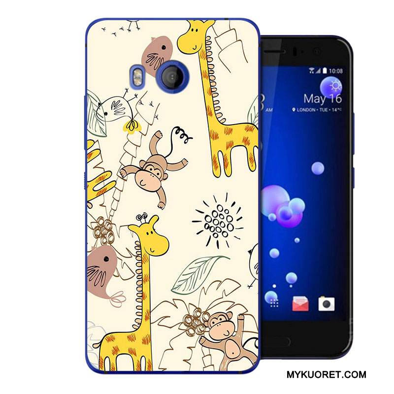 Kuori Htc U11 Laukut Puhelimen Kuoret Jauhe, Kotelo Htc U11 Sarjakuva Trendi Murtumaton