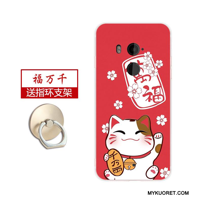 Kuori Htc U11+ Laukut Puhelimen Kuoret Rikkaus, Kotelo Htc U11+ Pehmeä Neste Murtumaton Festivaali