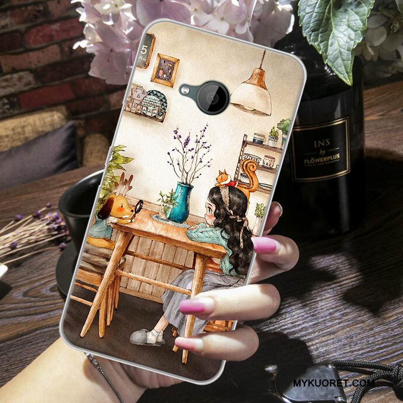 Kuori Htc U11 Life Laukut Persoonallisuus Puhelimen Kuoret, Kotelo Htc U11 Life Sarjakuva Punainen