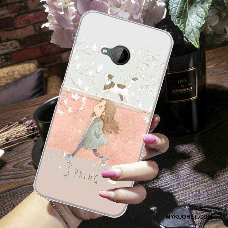 Kuori Htc U11 Life Laukut Persoonallisuus Puhelimen Kuoret, Kotelo Htc U11 Life Sarjakuva Punainen