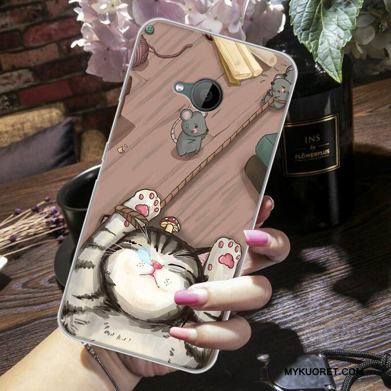 Kuori Htc U11 Life Laukut Persoonallisuus Puhelimen Kuoret, Kotelo Htc U11 Life Sarjakuva Punainen