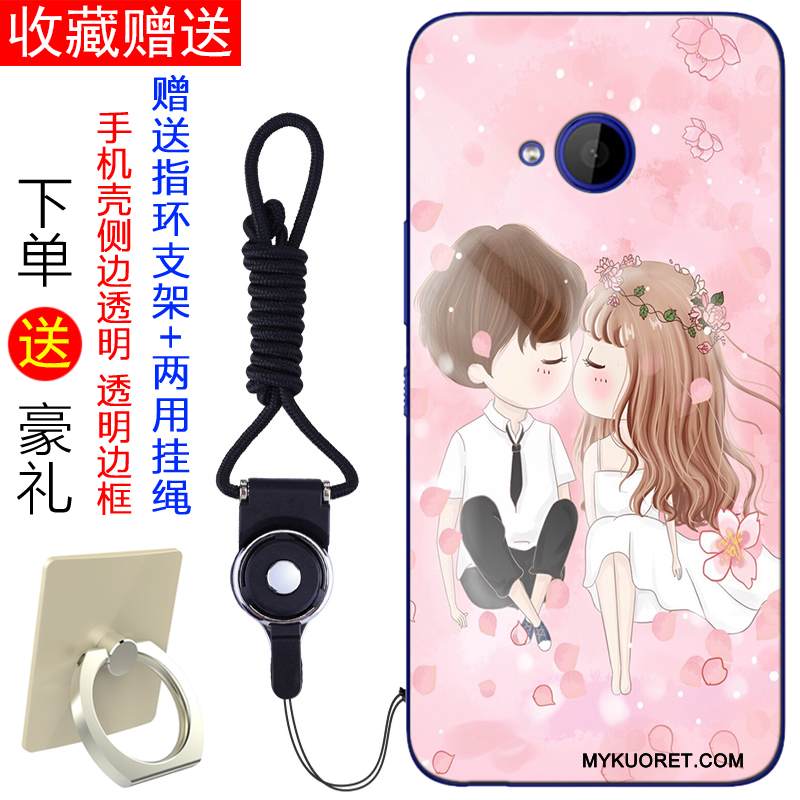 Kuori Htc U11 Life Suojaus Persoonallisuus Trendi, Kotelo Htc U11 Life Silikoni Vaalean Vihreä