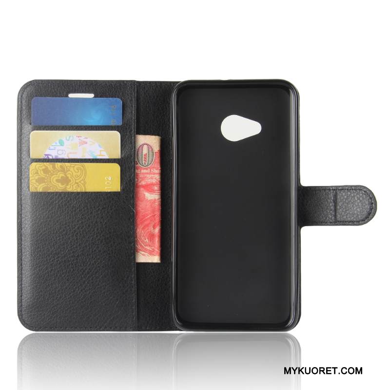 Kuori Htc U11 Life Suojaus Punainen Kortti, Kotelo Htc U11 Life Nahka Puhelimen Kuoret