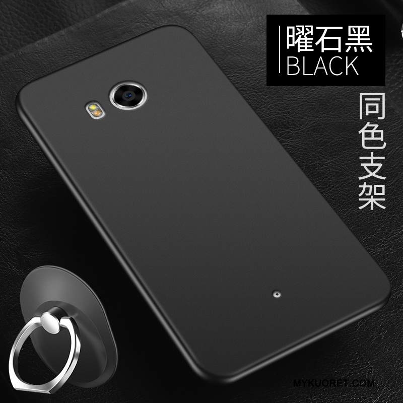 Kuori Htc U11 Luova Puhelimen Kuoret Musta, Kotelo Htc U11 Laukut Pesty Suede Murtumaton