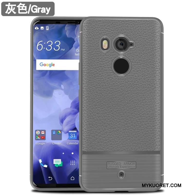 Kuori Htc U11+ Luova Punainen Murtumaton, Kotelo Htc U11+ Laukut Persoonallisuus Puhelimen Kuoret