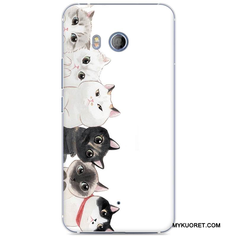 Kuori Htc U11 Maalaus Kova Keltainen, Kotelo Htc U11 Luova Persoonallisuus Trendi