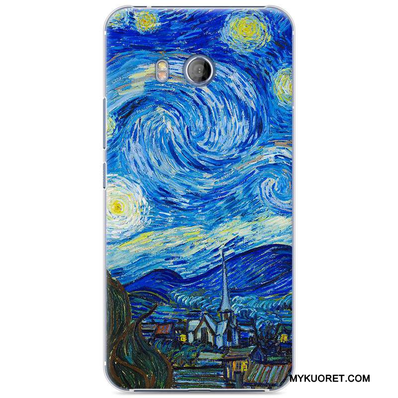 Kuori Htc U11 Maalaus Kova Keltainen, Kotelo Htc U11 Luova Persoonallisuus Trendi