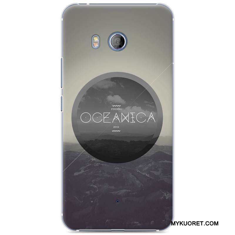 Kuori Htc U11 Maalaus Kova Keltainen, Kotelo Htc U11 Luova Persoonallisuus Trendi