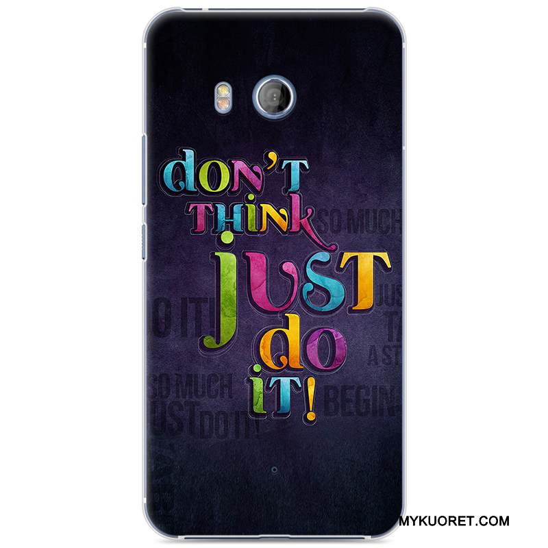 Kuori Htc U11 Maalaus Kova Keltainen, Kotelo Htc U11 Luova Persoonallisuus Trendi