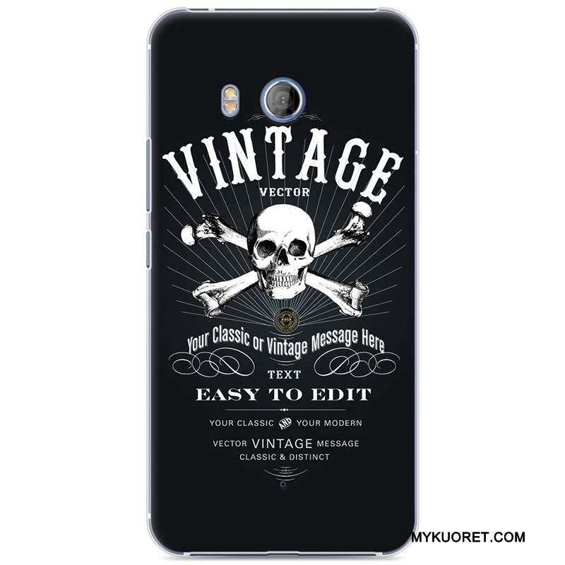 Kuori Htc U11 Maalaus Kova Keltainen, Kotelo Htc U11 Luova Persoonallisuus Trendi