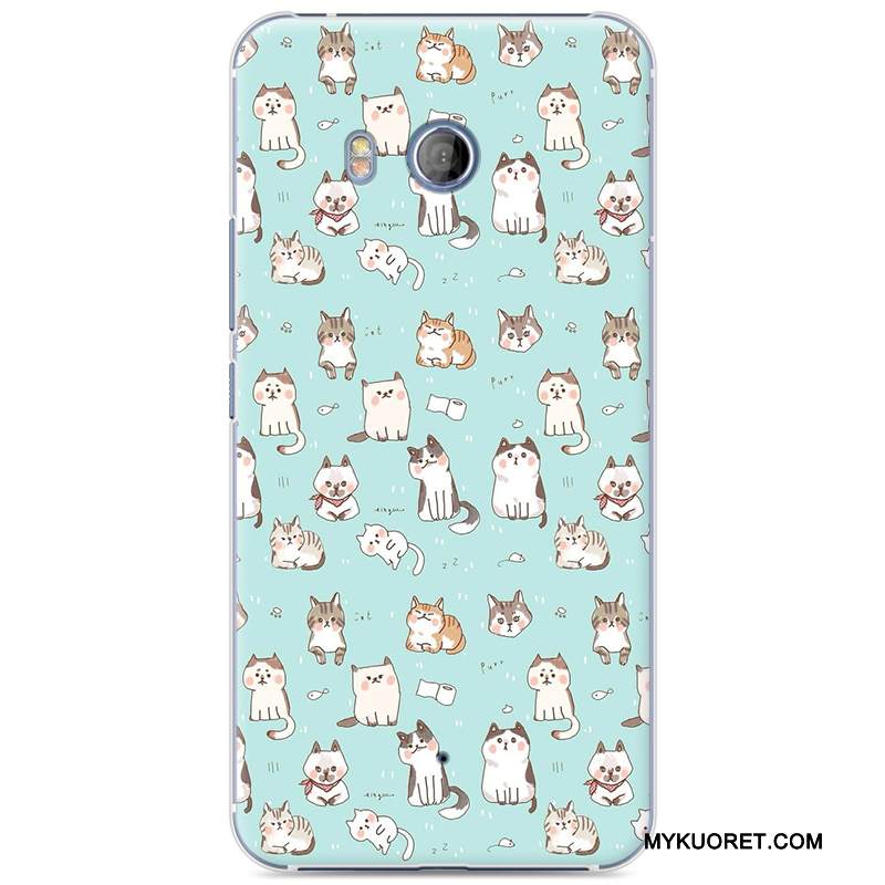 Kuori Htc U11 Maalaus Kova Keltainen, Kotelo Htc U11 Luova Persoonallisuus Trendi