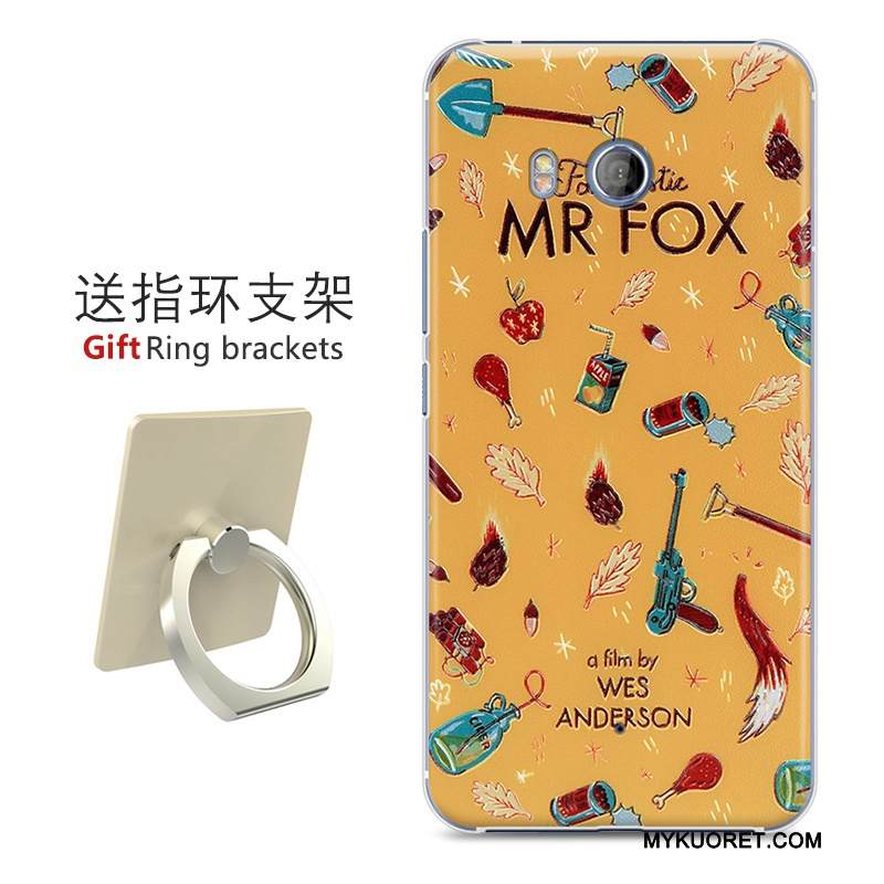 Kuori Htc U11 Maalaus Musta Taide, Kotelo Htc U11 Suojaus Kova Murtumaton