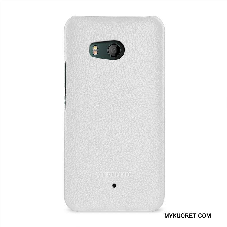 Kuori Htc U11 Nahka Puhelimen Kuoret Yksinkertainen, Kotelo Htc U11 Suojaus Murtumaton Vihreä