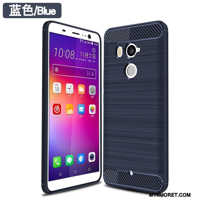 Kuori Htc U11+ Nahka Trendi Ultra, Kotelo Htc U11+ Silikoni Ohut Puhelimen Kuoret