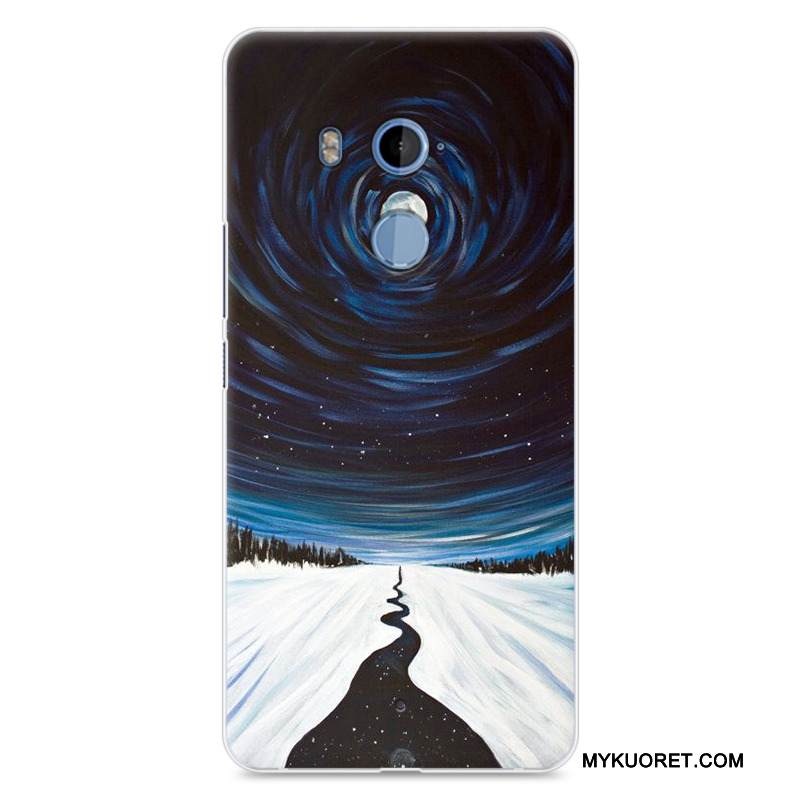 Kuori Htc U11+ Pehmeä Neste Harmaa Puhelimen Kuoret, Kotelo Htc U11+ Silikoni Persoonallisuus Murtumaton