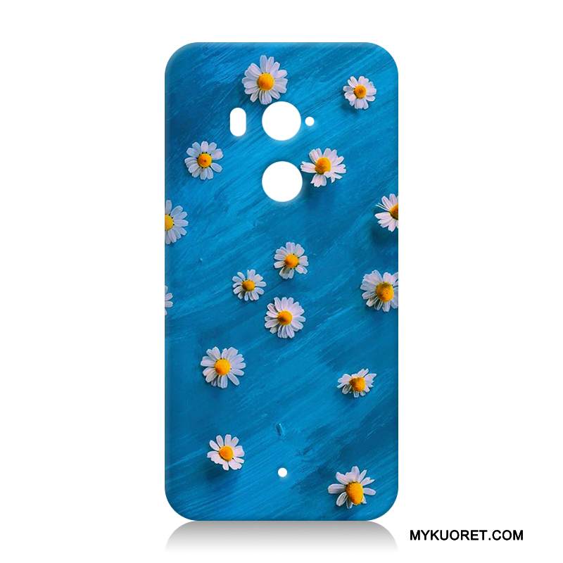 Kuori Htc U11+ Pehmeä Neste Puhelimen Kuoret Persoonallisuus, Kotelo Htc U11+ Silikoni Ihana Sininen