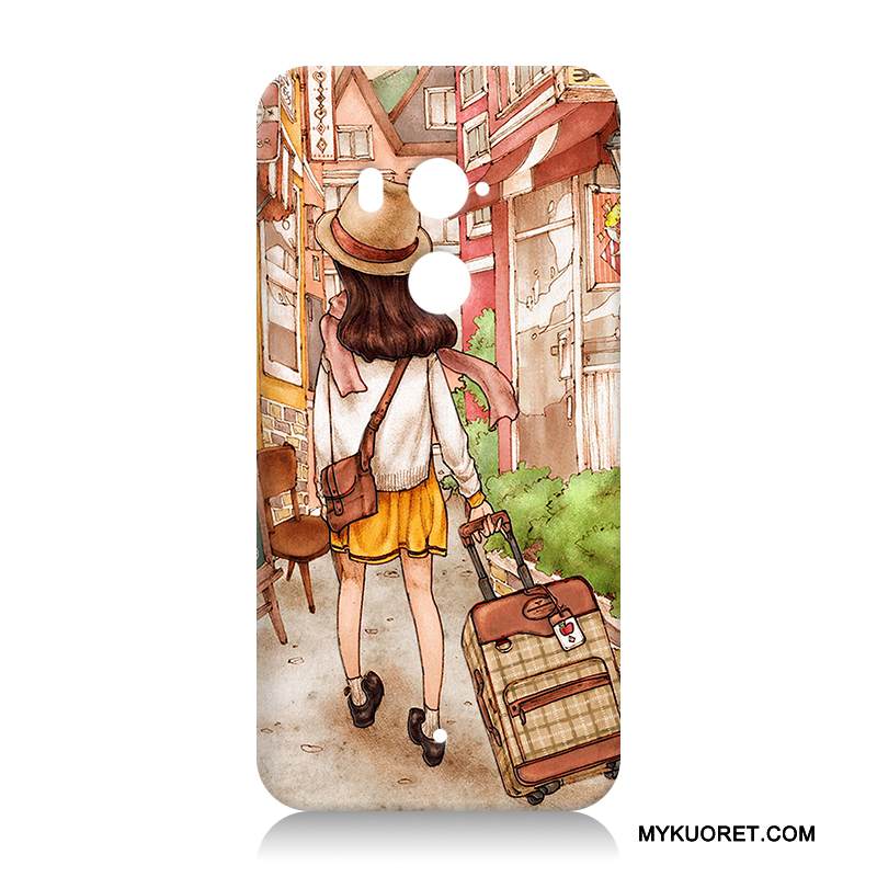 Kuori Htc U11+ Pehmeä Neste Puhelimen Kuoret Persoonallisuus, Kotelo Htc U11+ Silikoni Ihana Sininen