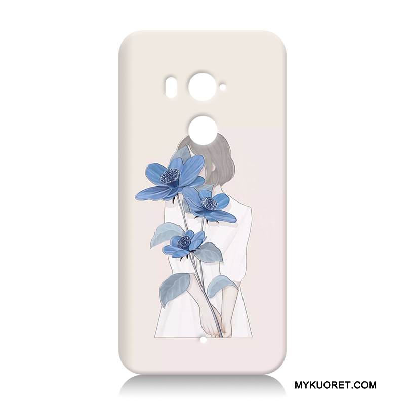 Kuori Htc U11+ Pehmeä Neste Puhelimen Kuoret Persoonallisuus, Kotelo Htc U11+ Silikoni Ihana Sininen