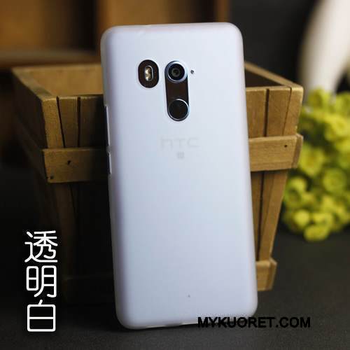 Kuori Htc U11+ Pehmeä Neste Ultra Pesty Suede, Kotelo Htc U11+ Laukut Valkoinen Murtumaton