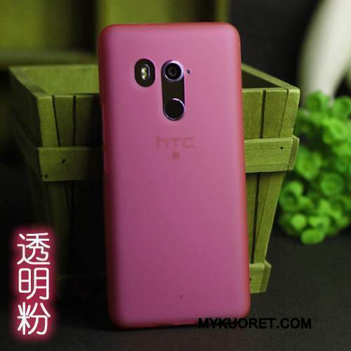 Kuori Htc U11+ Pehmeä Neste Ultra Pesty Suede, Kotelo Htc U11+ Laukut Valkoinen Murtumaton