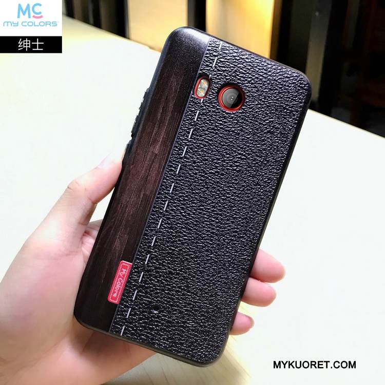 Kuori Htc U11 Silikoni Ihana Murtumaton, Kotelo Htc U11 Kohokuviointi Kissa Rakastunut