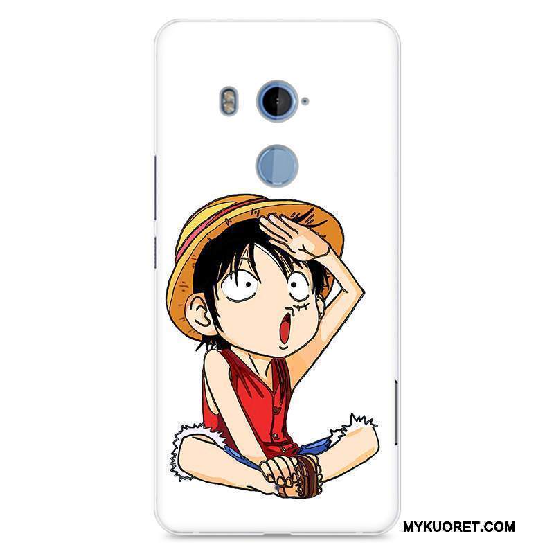 Kuori Htc U11+ Silikoni Musta Persoonallisuus, Kotelo Htc U11+ Suojaus Murtumaton Puhelimen Kuoret