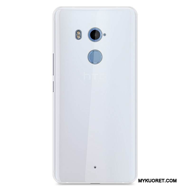 Kuori Htc U11+ Silikoni Musta Persoonallisuus, Kotelo Htc U11+ Suojaus Murtumaton Puhelimen Kuoret