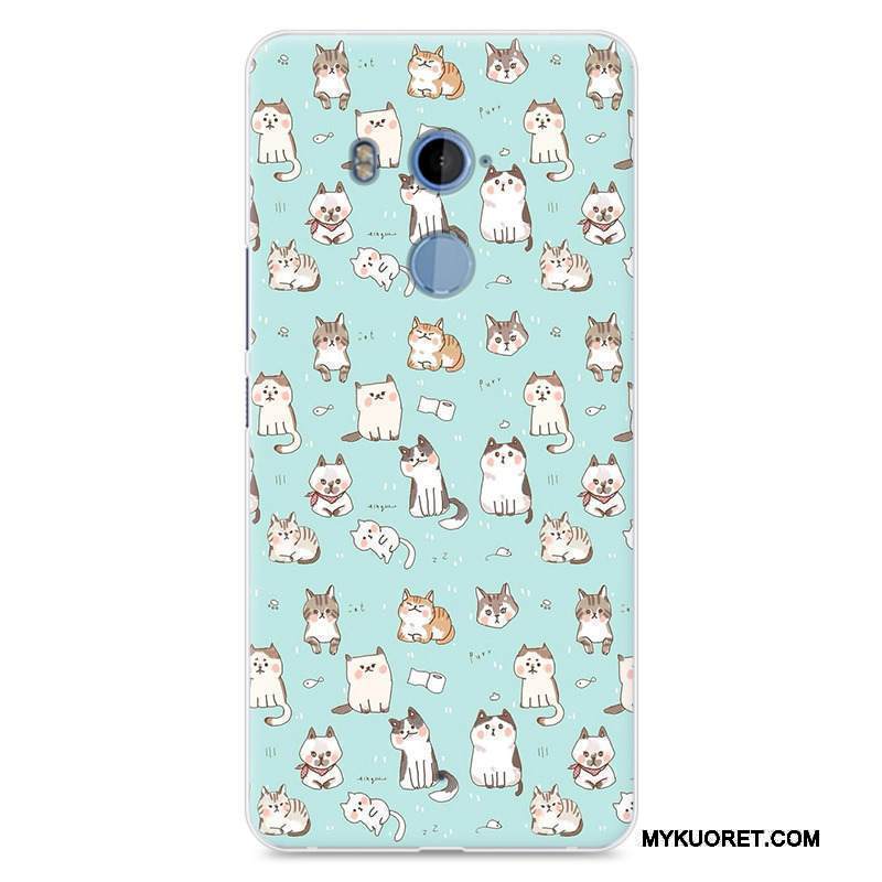 Kuori Htc U11+ Silikoni Musta Persoonallisuus, Kotelo Htc U11+ Suojaus Murtumaton Puhelimen Kuoret