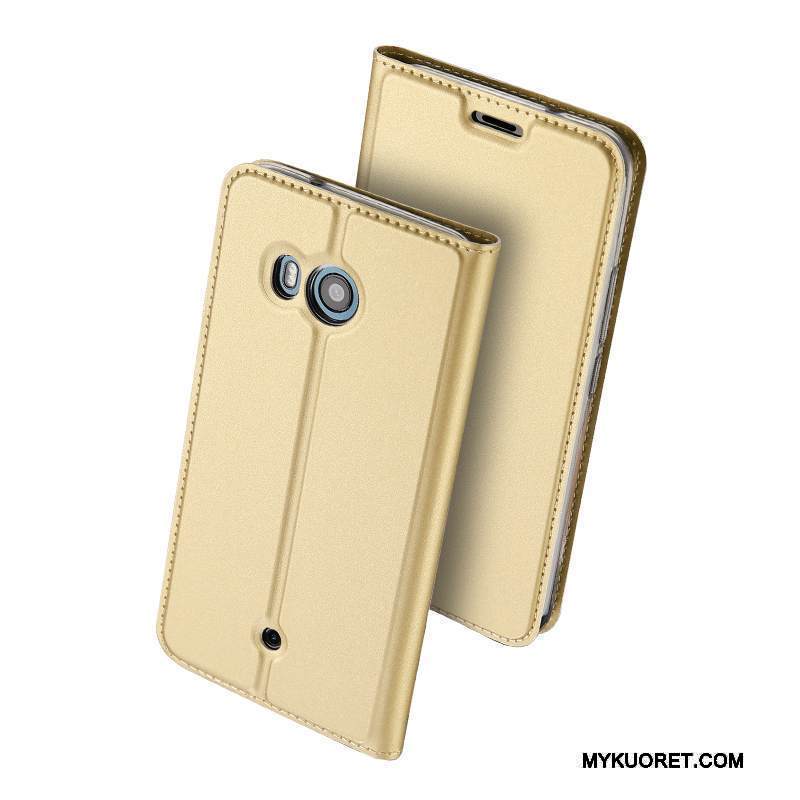 Kuori Htc U11+ Suojaus Jauhe Murtumaton, Kotelo Htc U11+ Nahka Kevyt Kortti