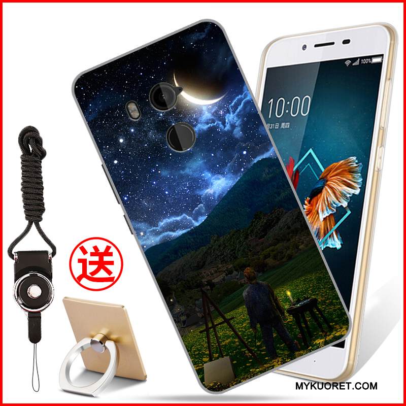 Kuori Htc U11+ Suojaus Jauhe Punainen, Kotelo Htc U11+ Pehmeä Neste Murtumaton Puhelimen Kuoret