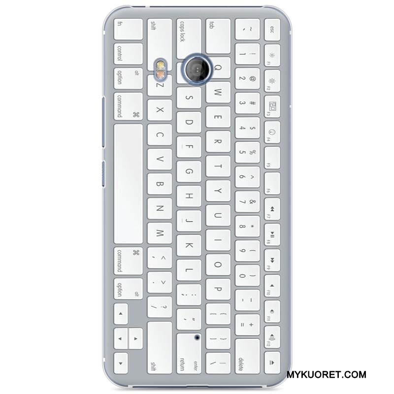 Kuori Htc U11 Suojaus Keltainen Murtumaton, Kotelo Htc U11 Maalaus Puhelimen Kuoret Trendi