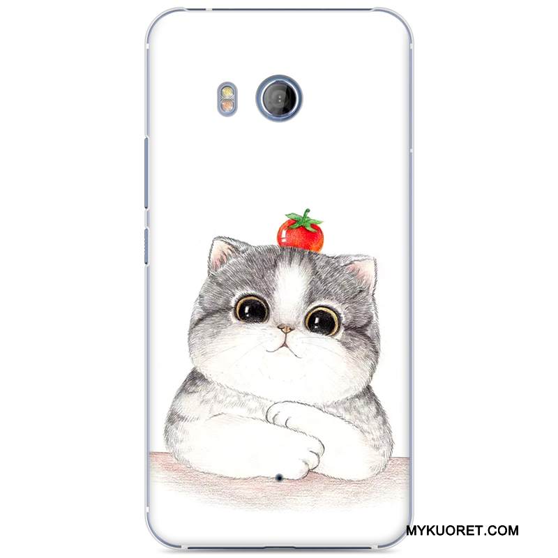 Kuori Htc U11 Suojaus Keltainen Murtumaton, Kotelo Htc U11 Maalaus Puhelimen Kuoret Trendi