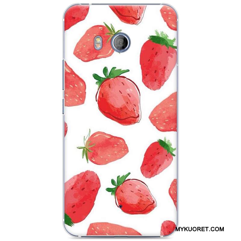 Kuori Htc U11 Suojaus Keltainen Murtumaton, Kotelo Htc U11 Maalaus Puhelimen Kuoret Trendi