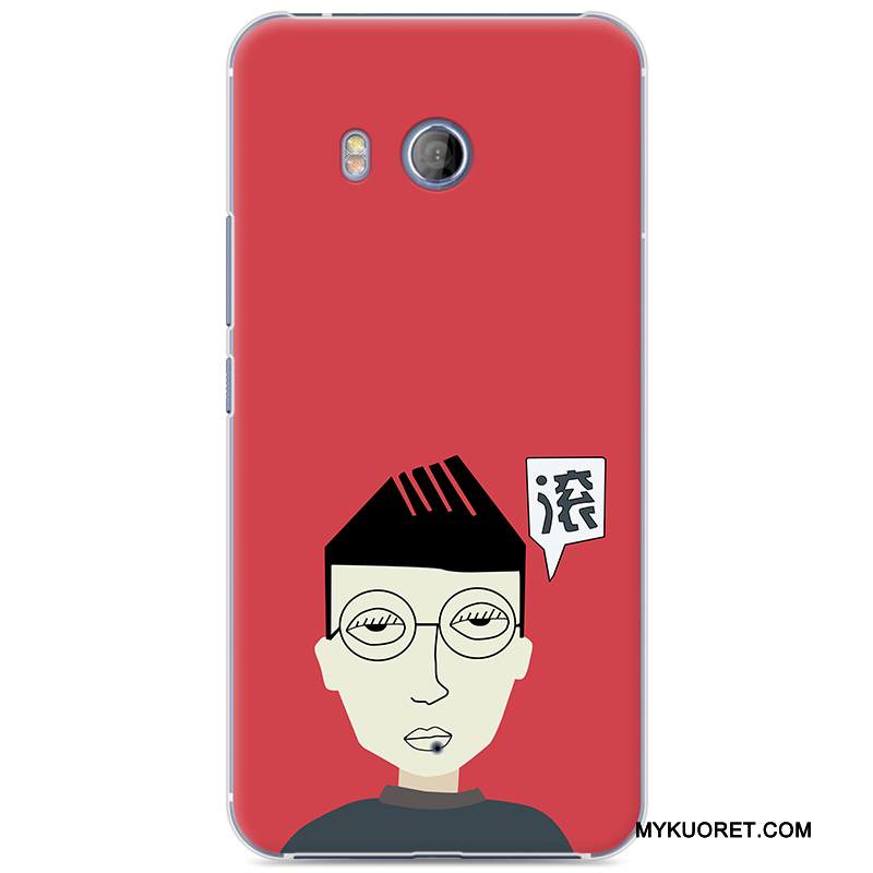 Kuori Htc U11 Suojaus Keltainen Murtumaton, Kotelo Htc U11 Maalaus Puhelimen Kuoret Trendi